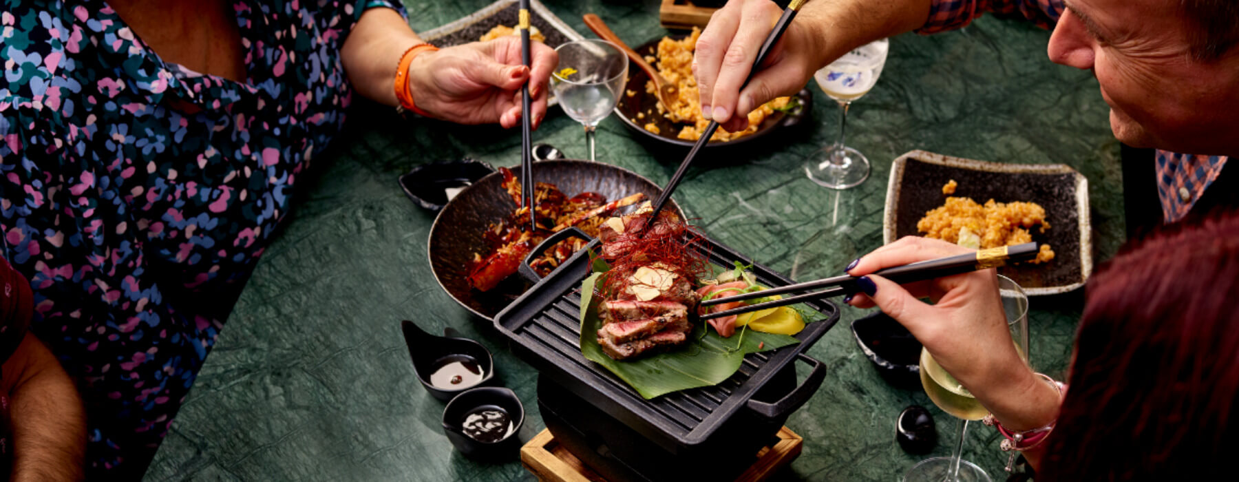 Japanese Sharing Plates, Cooked Over Fire